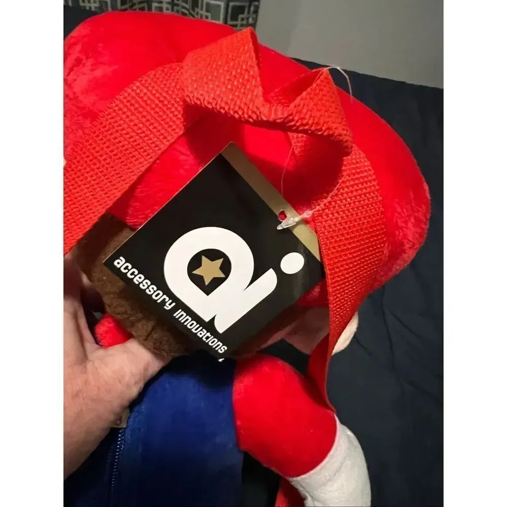 Super Mario Plush Mario Figure Backpack Nwt